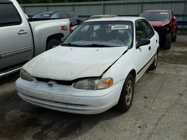 1Y1SK52861Z441448 - 2001 CHEVROLET GEO PRIZM WHITE photo 2