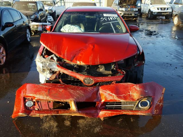 4T1BF1FK1CU620564 - 2012 TOYOTA CAMRY BASE RED photo 7