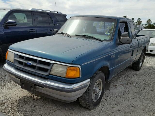 1FTCR14X3RPC57447 - 1994 FORD RANGER BLUE photo 2