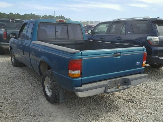 1FTCR14X3RPC57447 - 1994 FORD RANGER BLUE photo 3