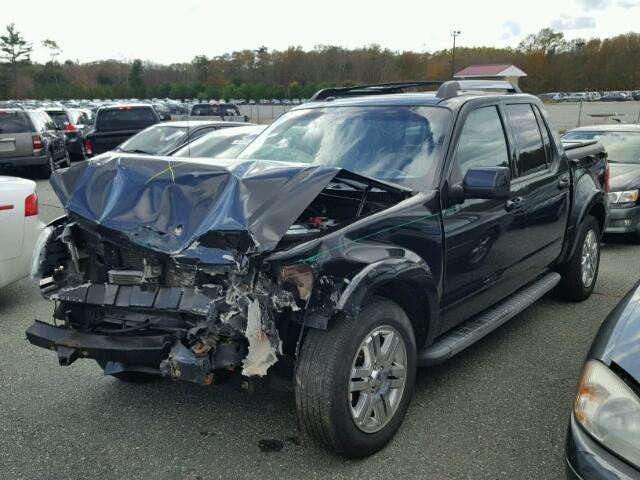 1FMEU5DE6AUF06791 - 2010 FORD EXPLORER S BLACK photo 2