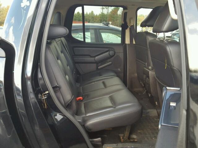 1FMEU5DE6AUF06791 - 2010 FORD EXPLORER S BLACK photo 6