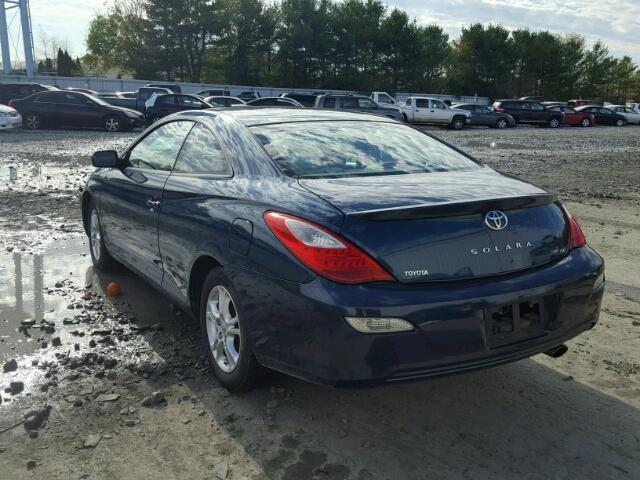 4T1CE30PX7U757208 - 2007 TOYOTA CAMRY SOLA BLUE photo 3