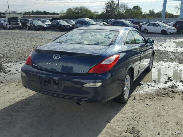 4T1CE30PX7U757208 - 2007 TOYOTA CAMRY SOLA BLUE photo 4