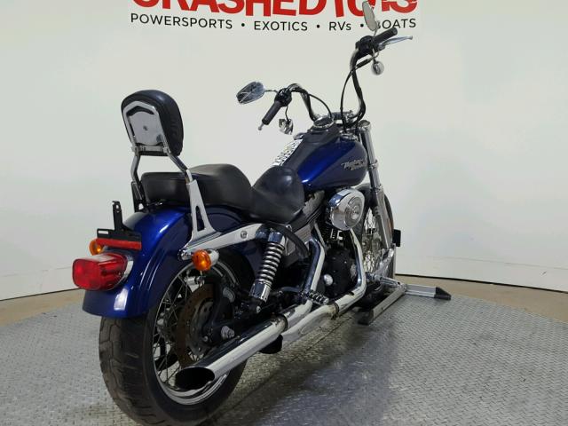 1HD1GX1196K305377 - 2006 HARLEY-DAVIDSON FXDBI BLUE photo 8