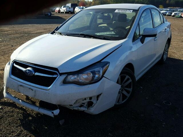 JF1GJAB63GH005245 - 2016 SUBARU IMPREZA PR WHITE photo 2