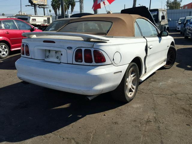 1FAFP45X0WF145022 - 1998 FORD MUSTANG GT WHITE photo 4