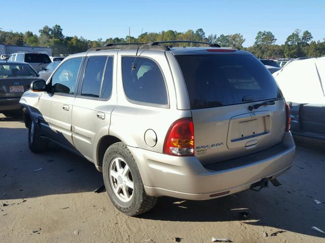 1GHDT13S722134906 - 2002 OLDSMOBILE BRAVADA GOLD photo 3