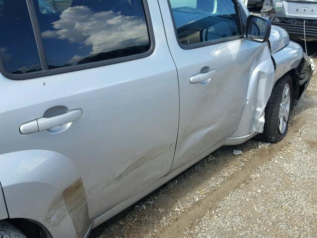 3GNBAADB2AS533380 - 2010 CHEVROLET HHR LS Plata foto 9