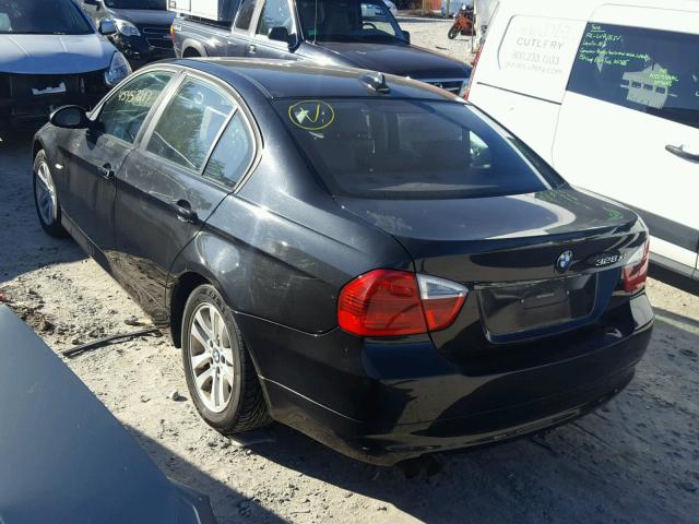 WBAVC73547KP33726 - 2007 BMW 328 BLACK photo 3