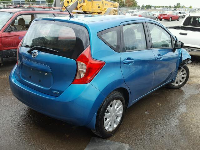 3N1CE2CP2FL429206 - 2015 NISSAN VERSA NOTE BLUE photo 4