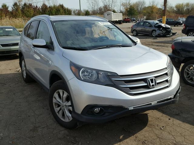 2HKRM4H74EH714373 - 2014 HONDA CR-V EXL SILVER photo 1