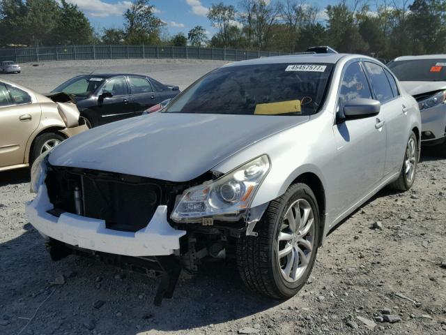 JNKCV61E59M013374 - 2009 INFINITI G37 BASE SILVER photo 2