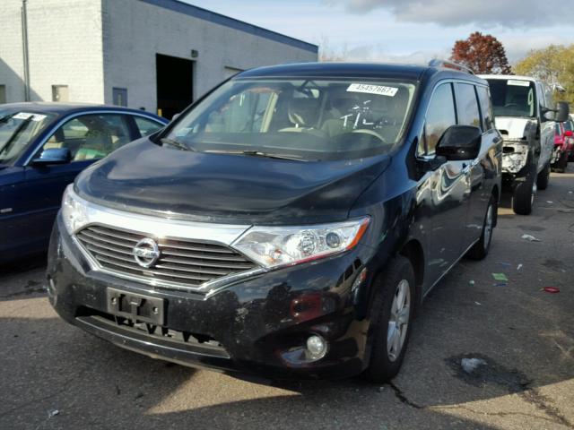 JN8AE2KP9F9129889 - 2015 NISSAN QUEST BLACK photo 2