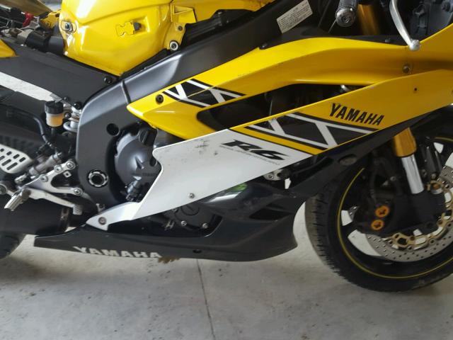 JYARJ12Y26A001727 - 2006 YAMAHA YZFR6 C YELLOW photo 7