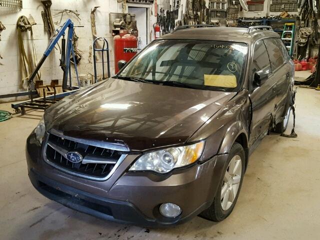 4S4BP61C886338346 - 2008 SUBARU OUTBACK 2. BROWN photo 2