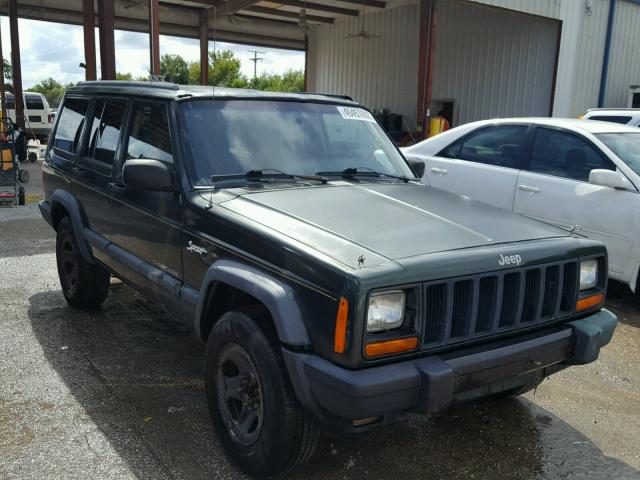 1J4FJ68S8WL122249 - 1998 JEEP CHEROKEE S GREEN photo 1