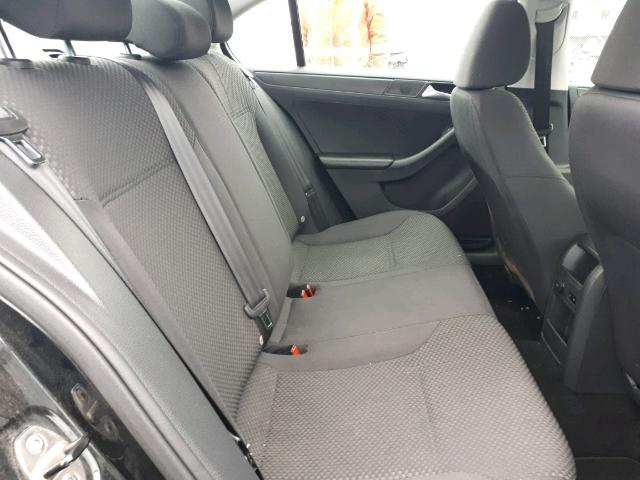 3VW2K7AJ3EM317985 - 2014 VOLKSWAGEN JETTA BASE BLACK photo 6