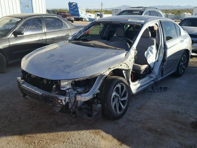 1HGCR2F06HA236987 - 2017 HONDA ACCORD EX SILVER photo 2