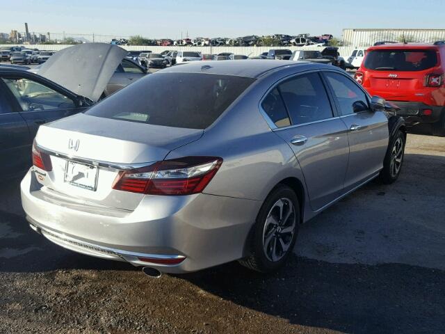 1HGCR2F06HA236987 - 2017 HONDA ACCORD EX SILVER photo 4