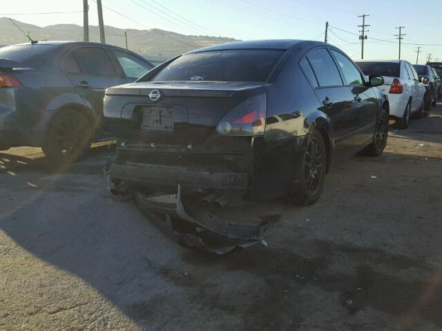 1N4BA41E26C843802 - 2006 NISSAN MAXIMA SE BLACK photo 4