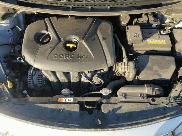 KNAFX4A65F5416117 - 2015 KIA FORTE LX SILVER photo 7