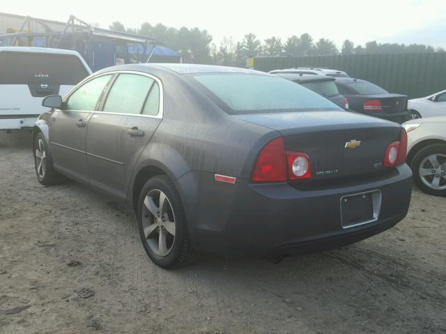 1G1ZC5EU1BF324591 - 2011 CHEVROLET MALIBU 1LT CHARCOAL photo 3