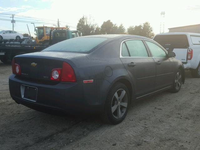 1G1ZC5EU1BF324591 - 2011 CHEVROLET MALIBU 1LT CHARCOAL photo 4