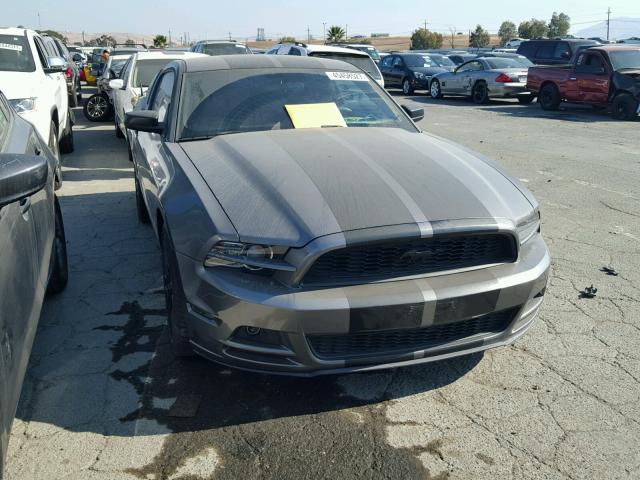 1ZVBP8AM8E5208025 - 2014 FORD MUSTANG GRAY photo 1
