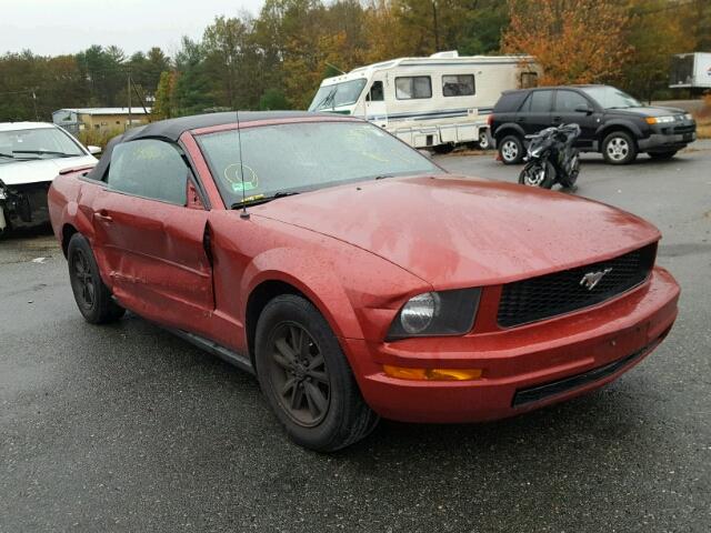 1ZVFT84N075353371 - 2007 FORD MUSTANG RED photo 1