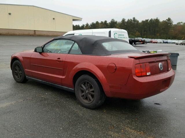 1ZVFT84N075353371 - 2007 FORD MUSTANG RED photo 3