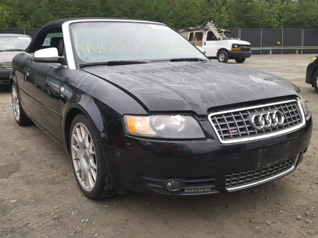 WUARL48H36K900360 - 2006 AUDI S4 QUATTRO BLACK photo 1