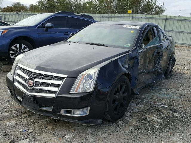 1G6DT57V280177929 - 2008 CADILLAC CTS BLACK photo 2