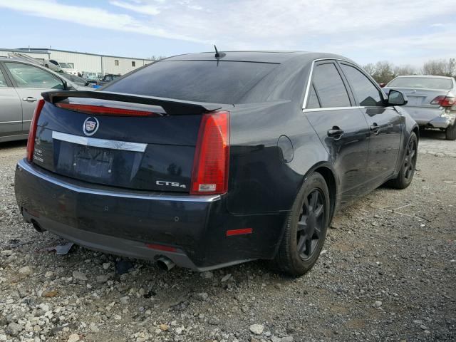 1G6DT57V280177929 - 2008 CADILLAC CTS BLACK photo 4