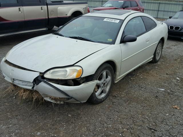 4B3AG52H81E021683 - 2001 DODGE STRATUS R/ WHITE photo 2