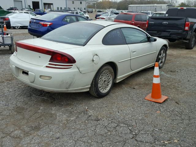 4B3AG52H81E021683 - 2001 DODGE STRATUS R/ WHITE photo 4