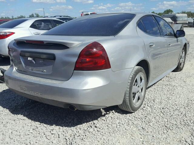 2G2WP552171136119 - 2007 PONTIAC GRAND PRIX SILVER photo 4