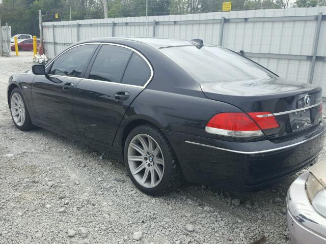 WBAHL83536DT01148 - 2006 BMW 750 I BLACK photo 3