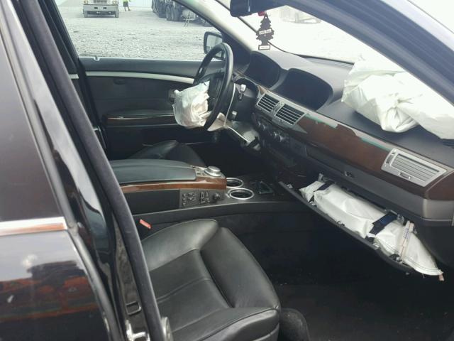 WBAHL83536DT01148 - 2006 BMW 750 I BLACK photo 5