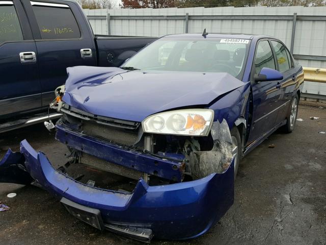 1G1ZT53836F178769 - 2006 CHEVROLET MALIBU BLUE photo 2