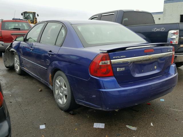 1G1ZT53836F178769 - 2006 CHEVROLET MALIBU BLUE photo 3