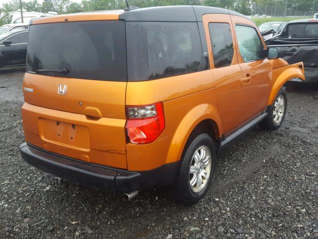 5J6YH28706L026530 - 2006 HONDA ELEMENT EX ORANGE photo 4