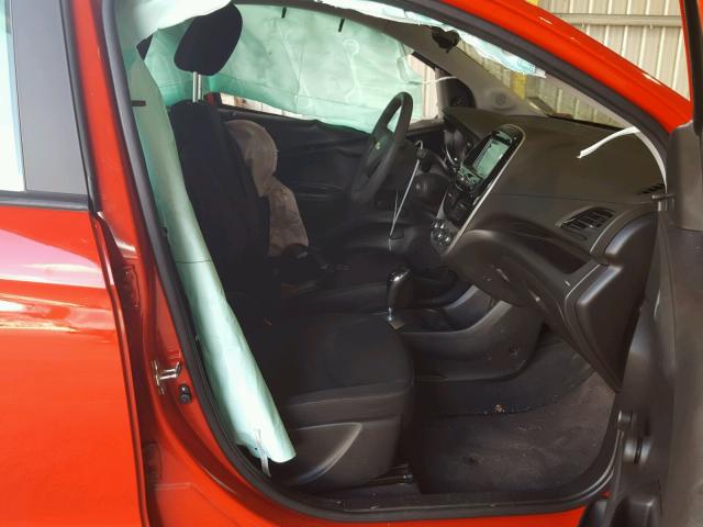 KL8CB6SA1GC639277 - 2016 CHEVROLET SPARK LS RED photo 5