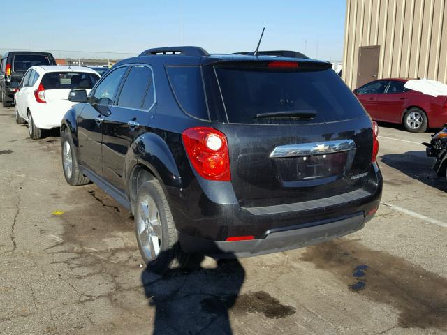 2GNALBEK9E6103831 - 2014 CHEVROLET EQUINOX LT BLACK photo 3