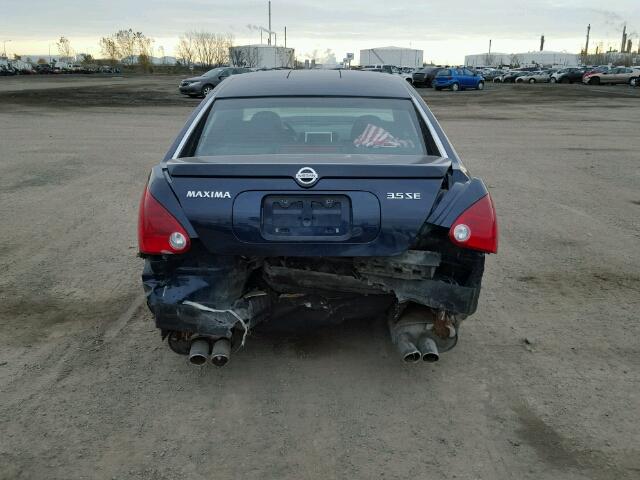 1N4BA41E46C851531 - 2006 NISSAN MAXIMA SE BLUE photo 9