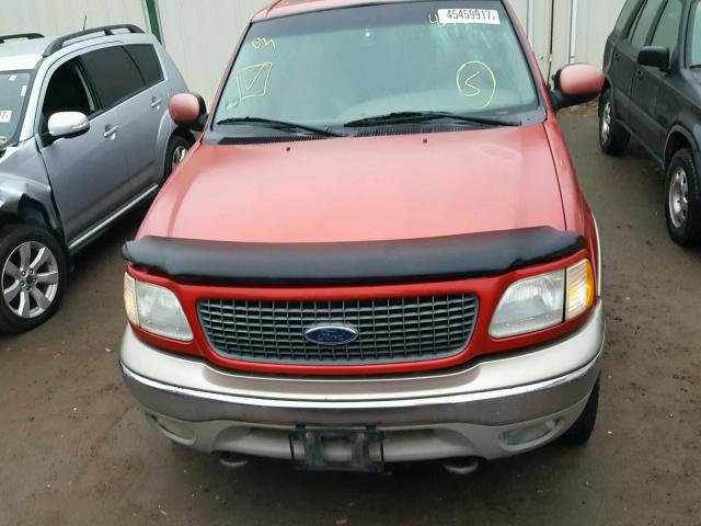 1FMPU18L1YLB68176 - 2000 FORD EXPEDITION BURGUNDY photo 9