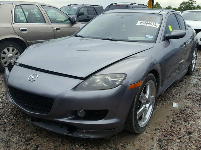 JM1FE173040135180 - 2004 MAZDA RX8 GRAY photo 2