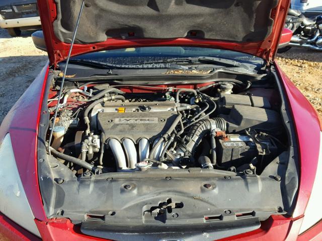 1HGCM72664A007791 - 2004 HONDA ACCORD RED photo 7