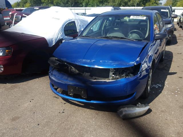 1G8AJ52F34Z134822 - 2004 SATURN ION LEVEL BLUE photo 2