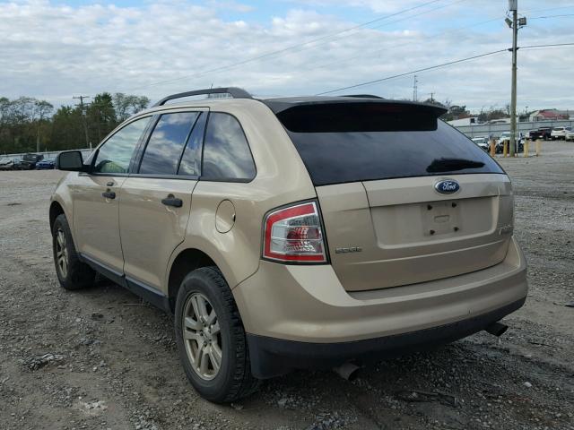 2FMDK36C27BB35967 - 2007 FORD EDGE GOLD photo 3